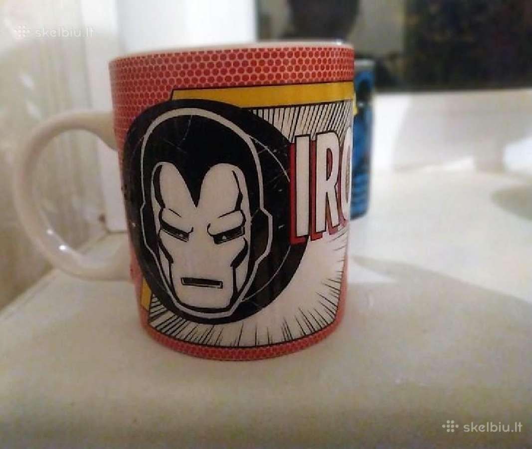 Marvel puodeliai Žmogus voras, Geležinis žmogus - nuotraukos Nr. 6