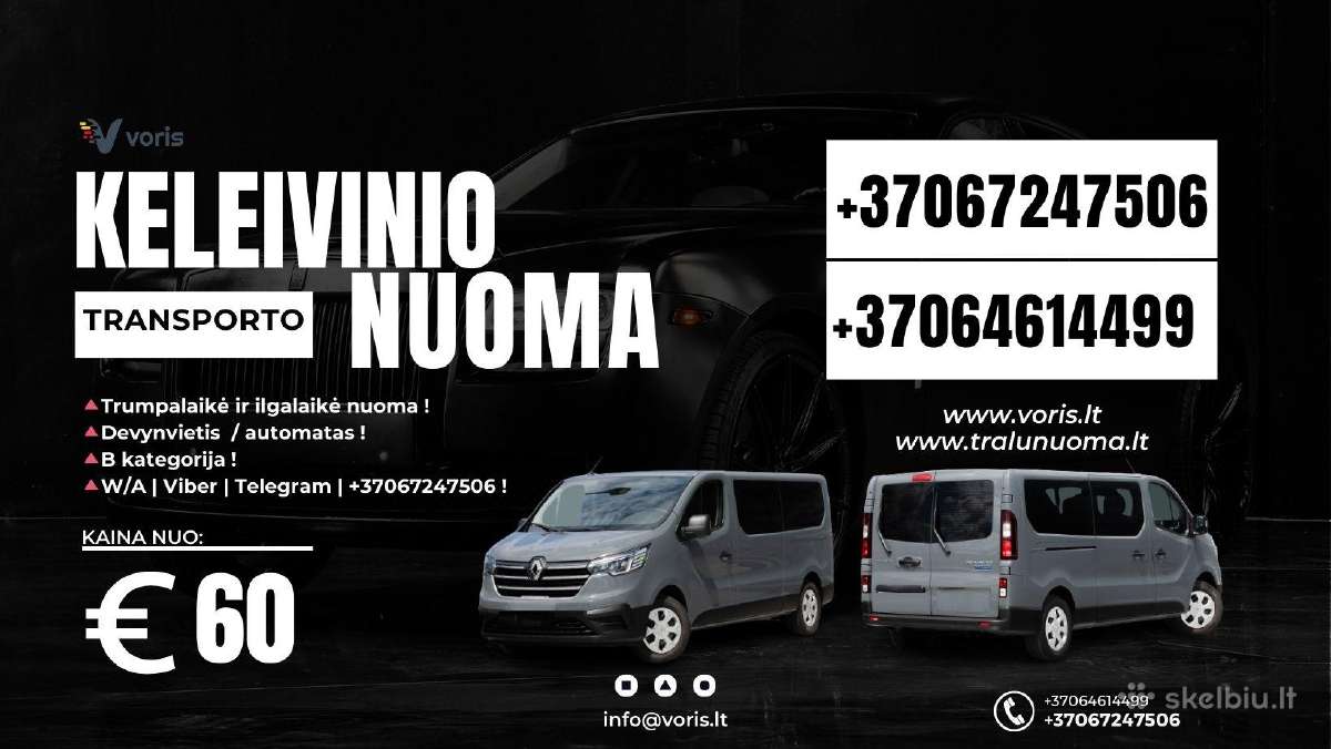 Nuoma Keleivinio mikroautobuso - nuotraukos Nr. 9