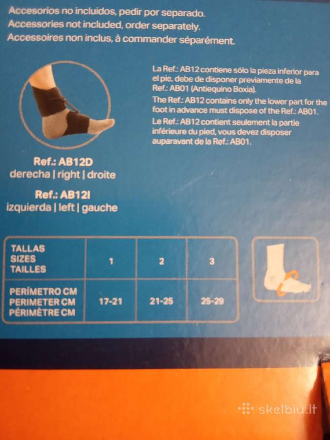 Kulkšnies-pėdos įtvaras krentančiai pėdai - nuotraukos Nr. 8
