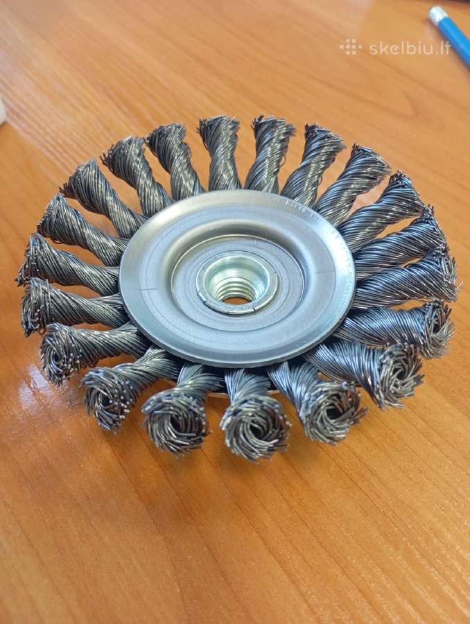 Vielinis šepetys metalui 115mm - nuotraukos Nr. 2