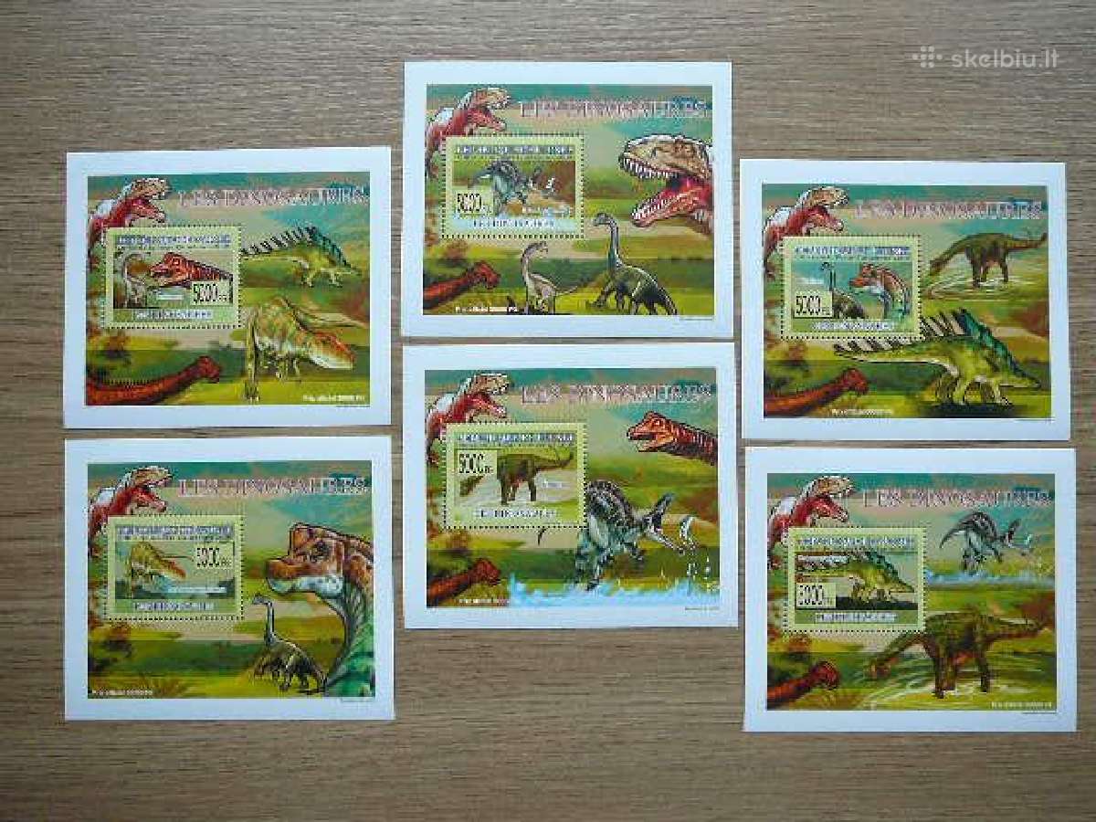 Dinozaurai Gvineja 2009 svarus gvn332