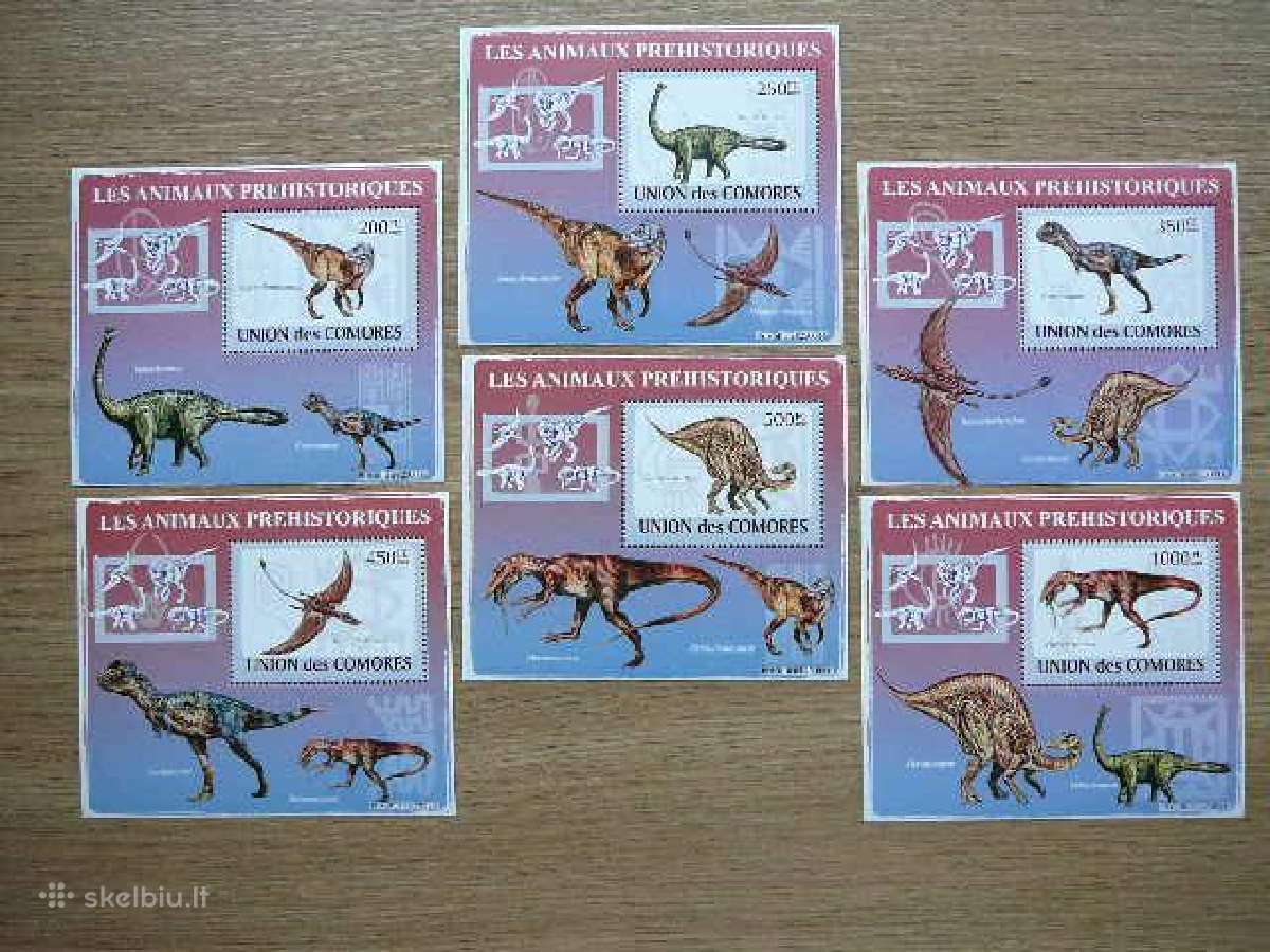Dinozaurai Komorai 2009 svarus cmr328
