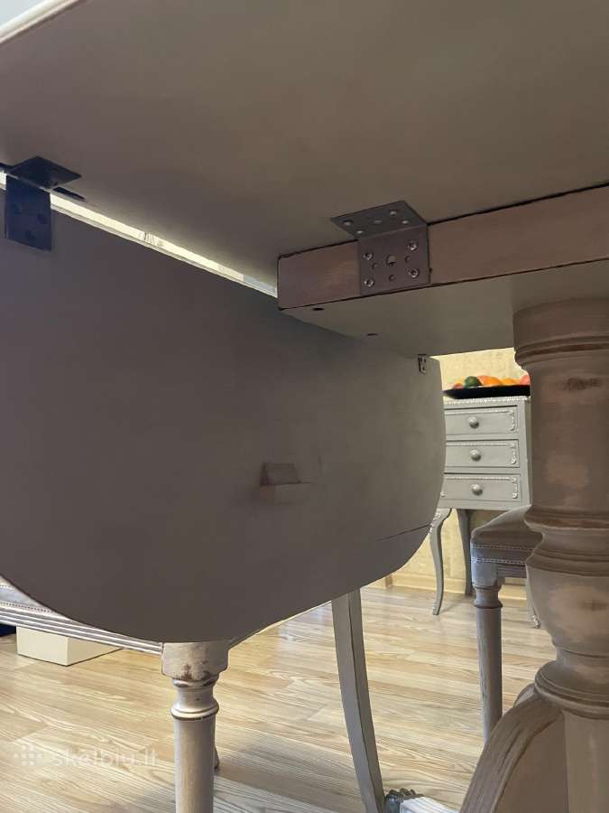 Stalas Shabby Chic su kedemis - nuotraukos Nr. 7