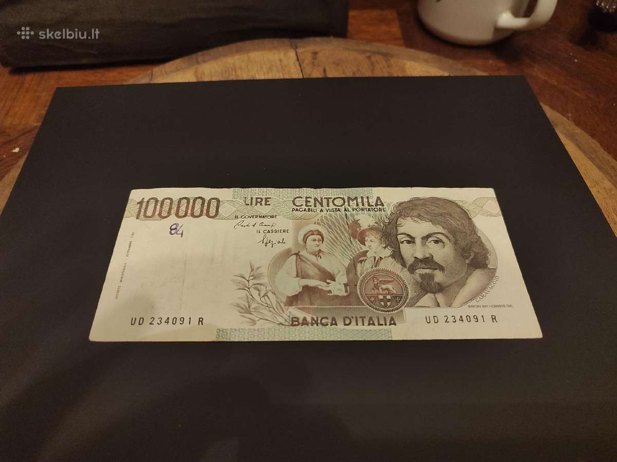 Senas banknotas Italija