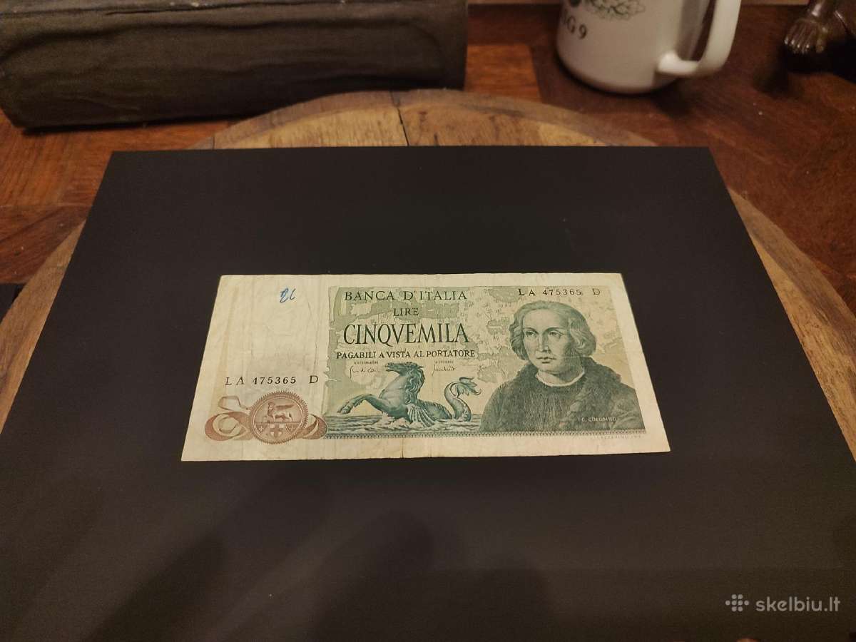 Senas banknotas Italija