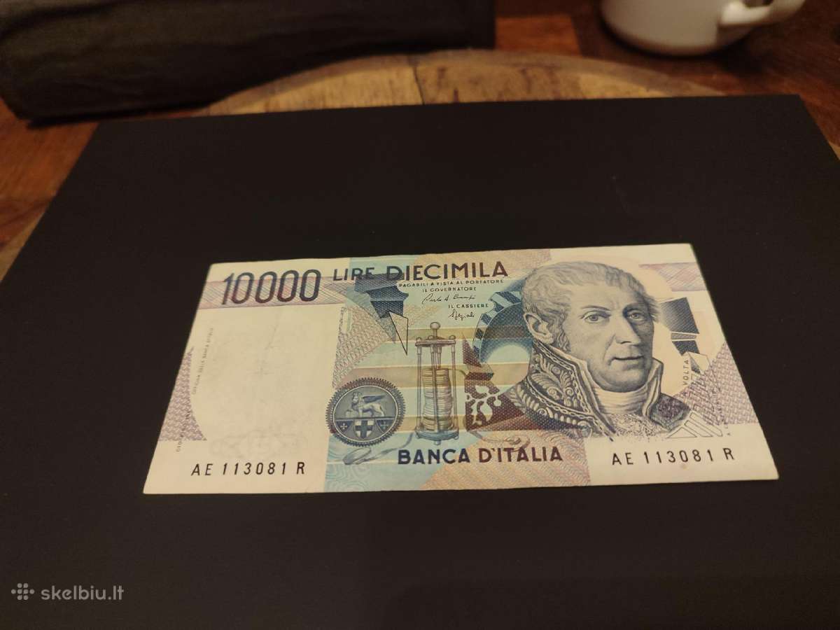 Senas banknotas Italija