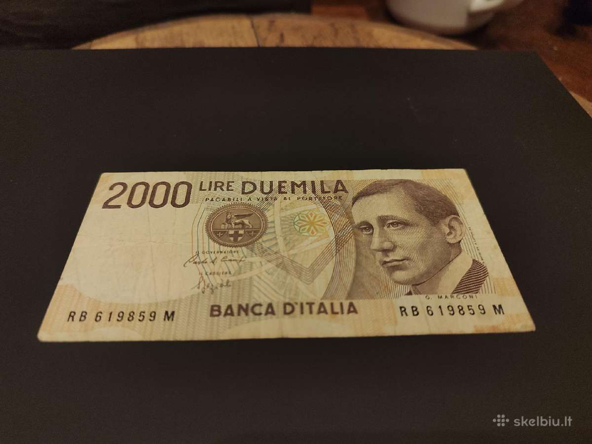 Senas banknotas Italija