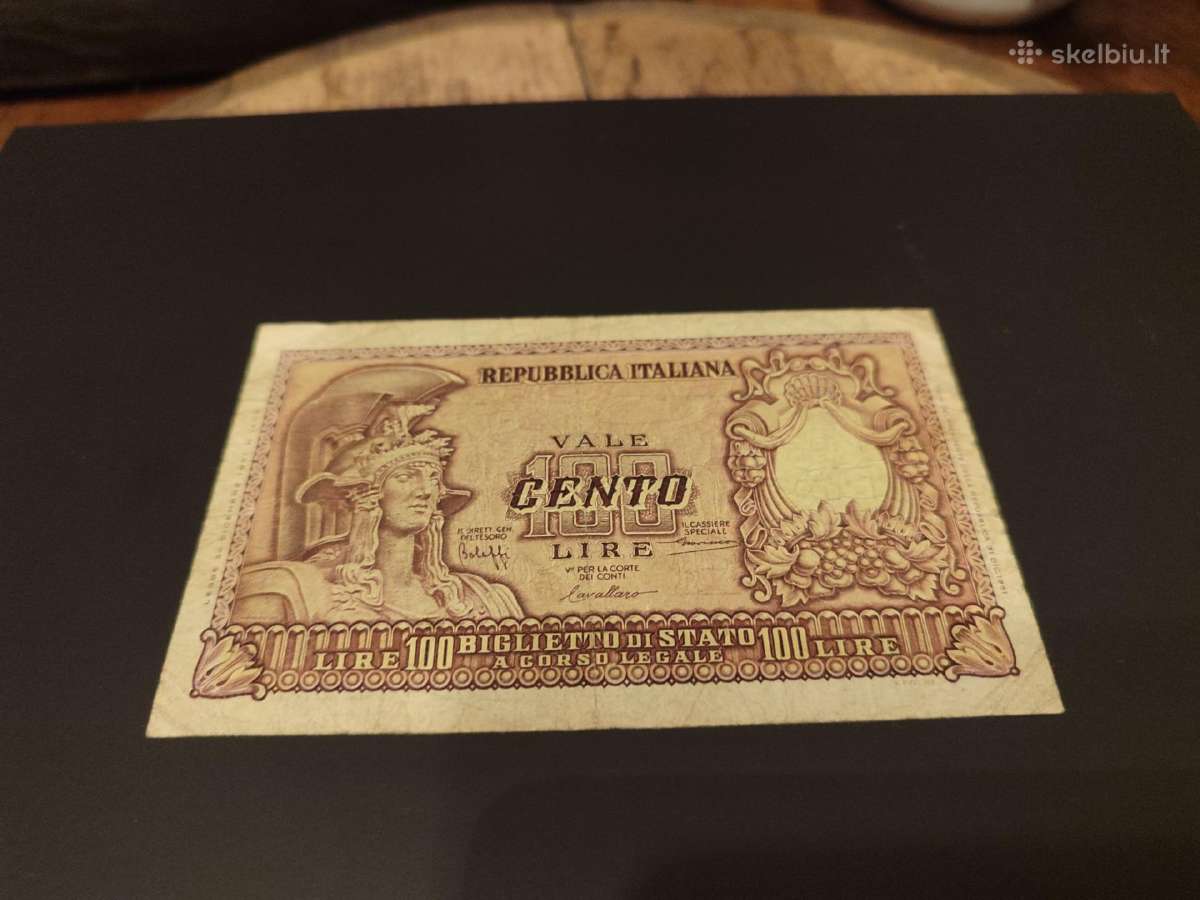 Senas banknotas Italija
