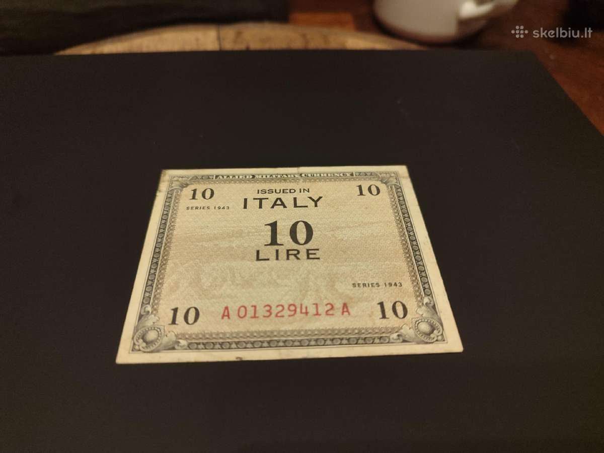 Senas banknotas Italija