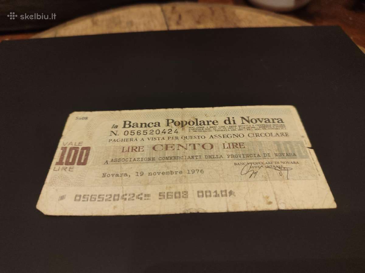 Senas banknotas Italija