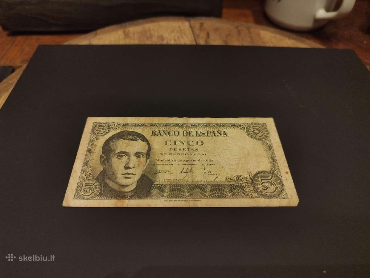 Senas banknotas Ispanija