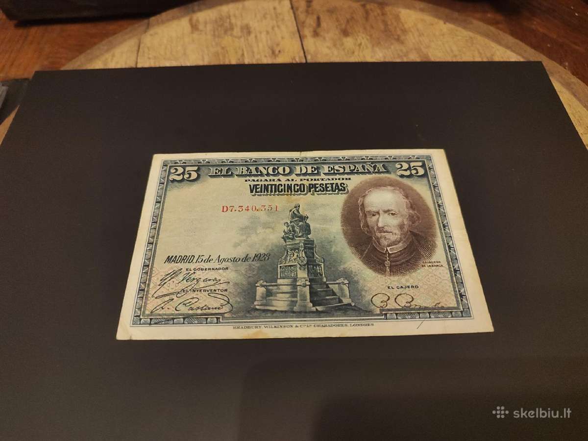 Senas banknotas Ispanija