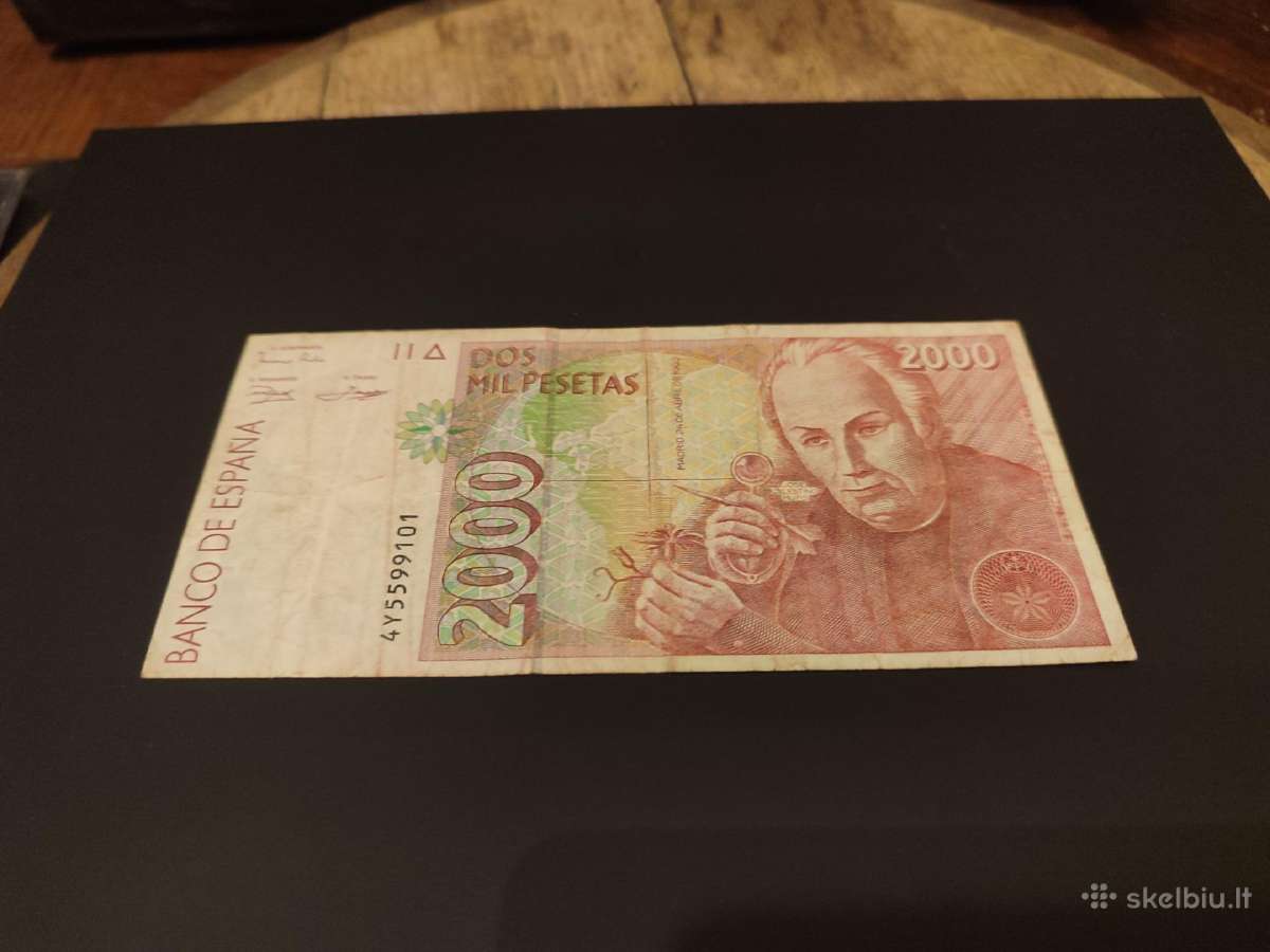 Senas banknotas Ispanija