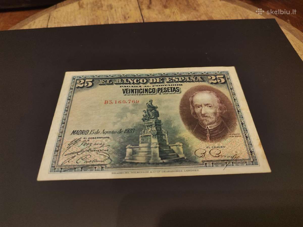 Senas banknotas Ispanija