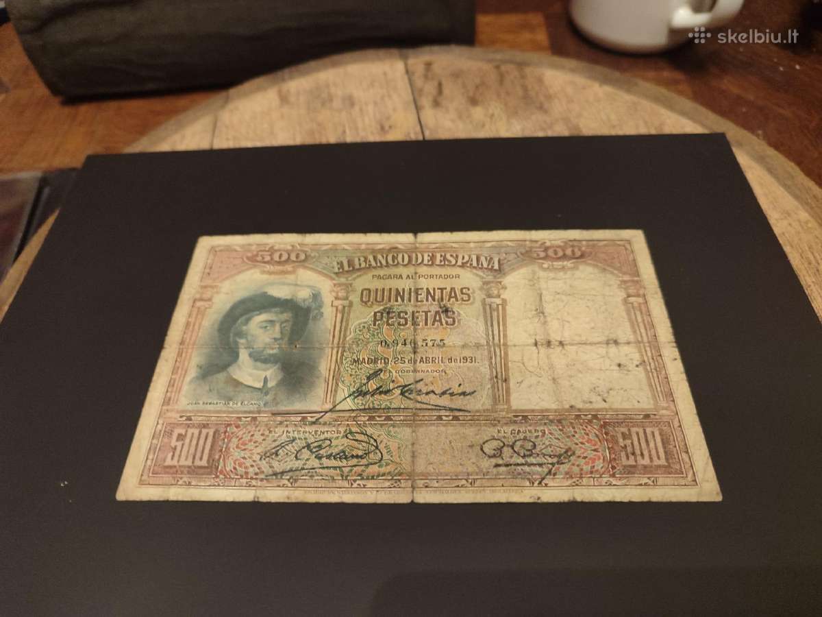 Senas banknotas Ispanija