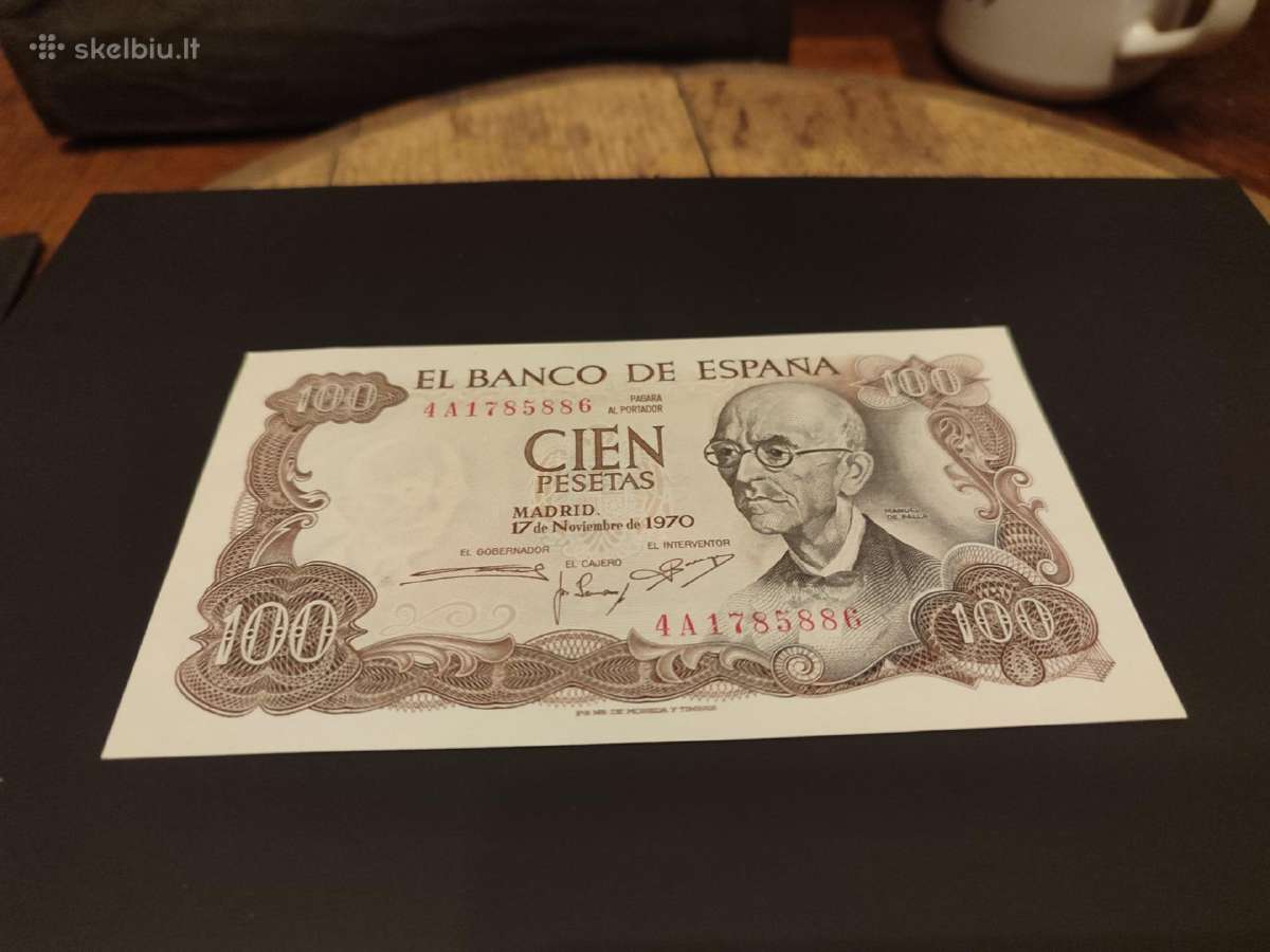 Senas banknotas Ispanija