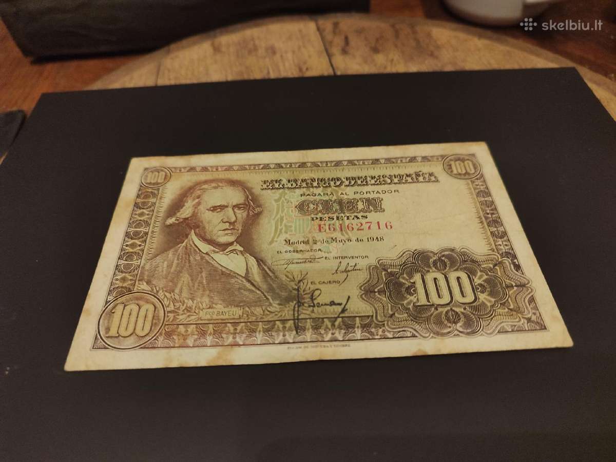 Senas banknotas Ispanija