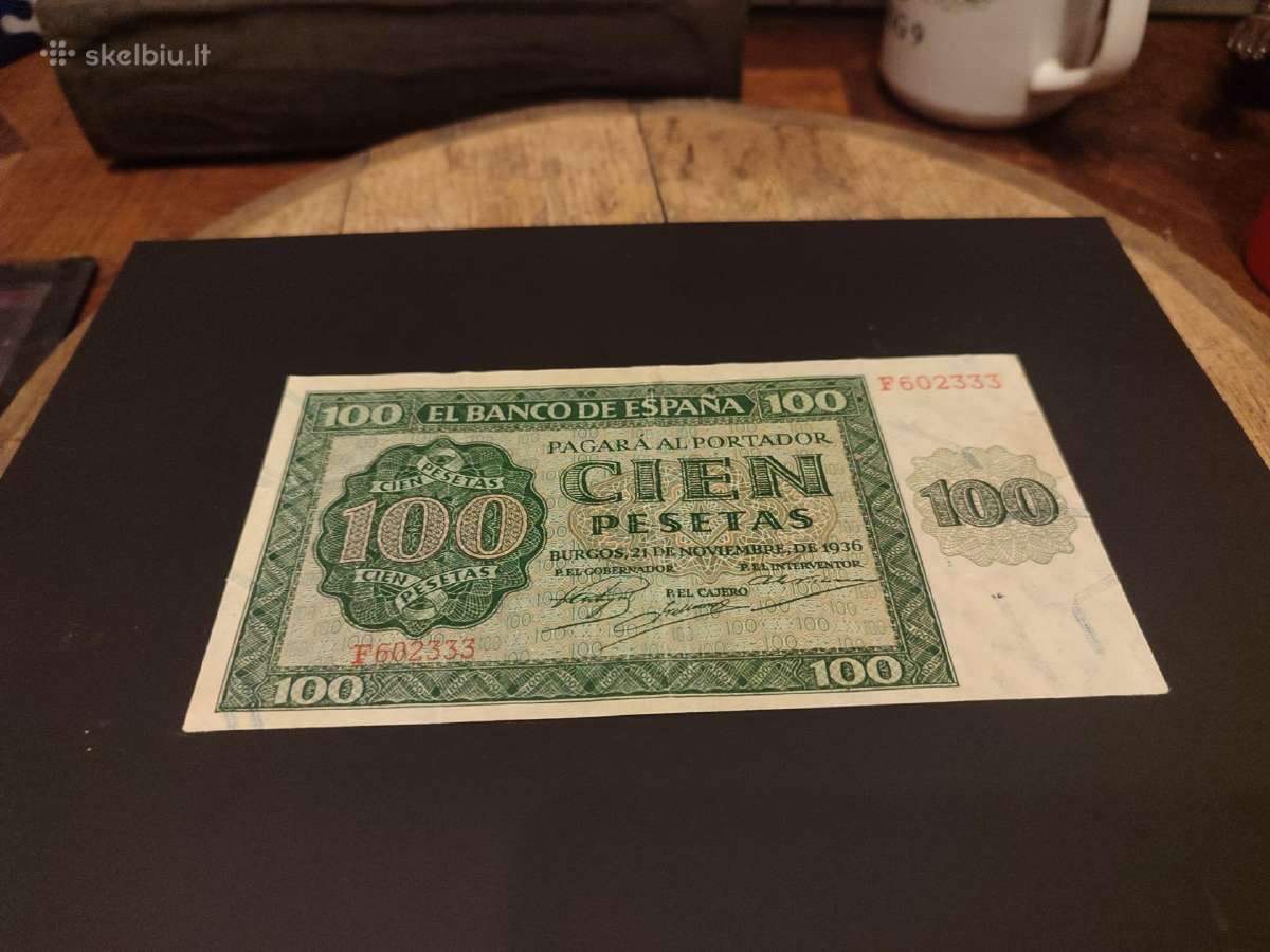 Senas banknotas Ispanija