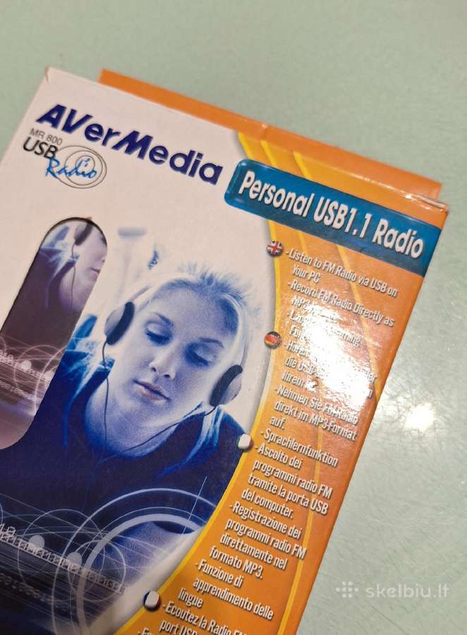 Usb radijo imtuvas Mr800