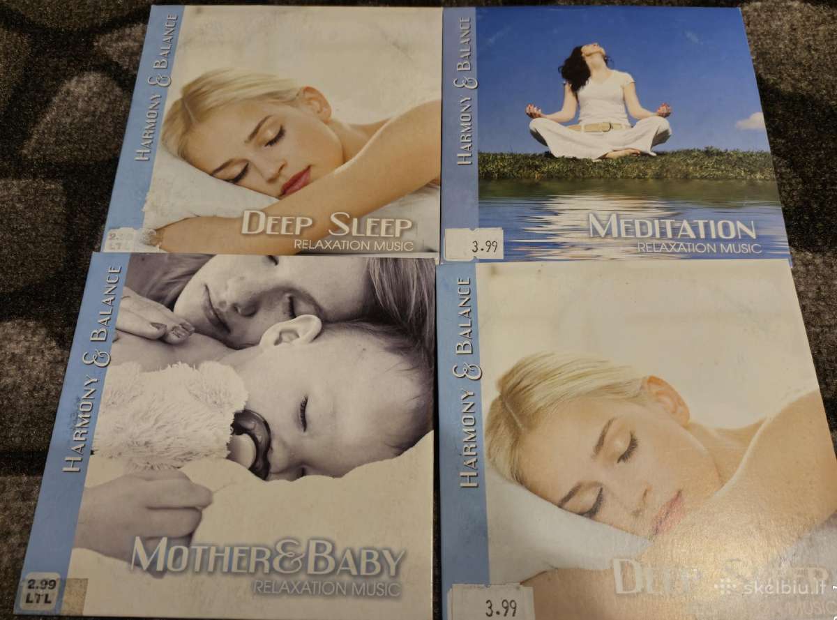 Relaksinė, užmigti padedanti muzika 4cd už 4€