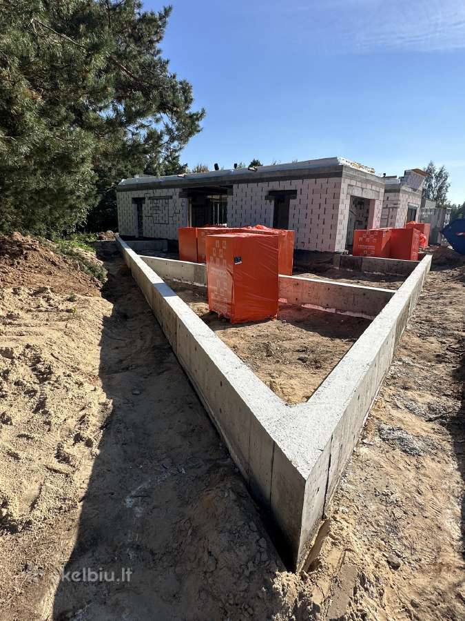 Pamatų betonavimas Poliai Rostverkas Grindys - nuotraukos Nr. 12
