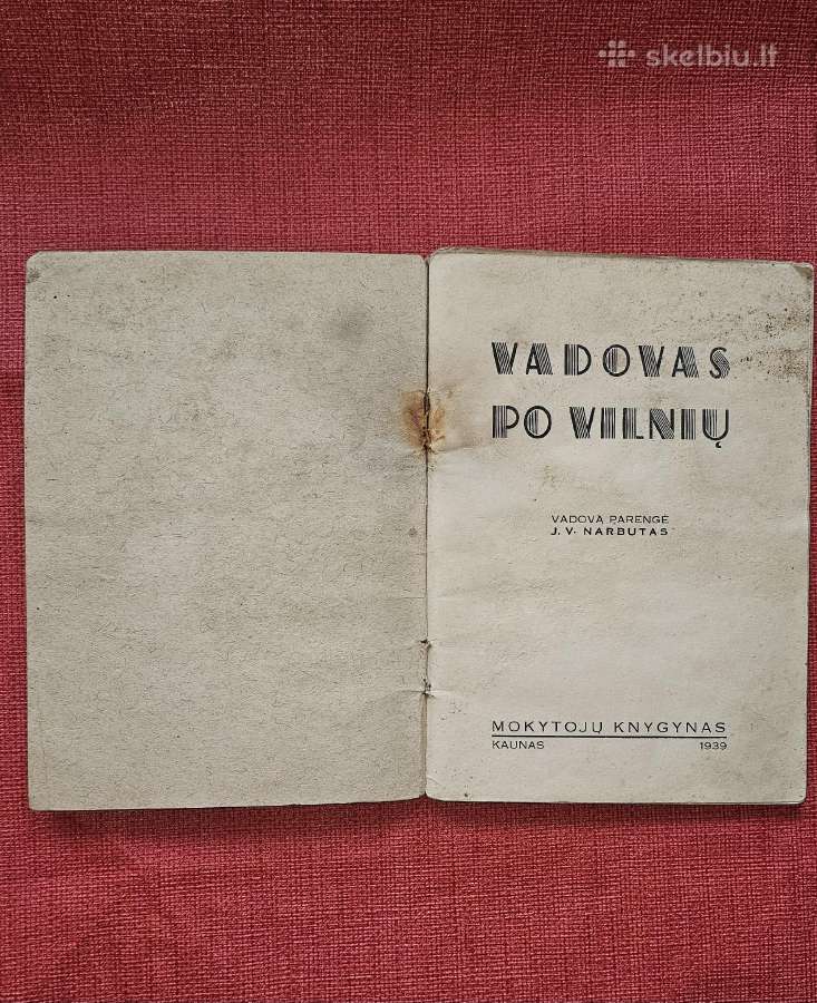 1939m. knygutė "Vadovas po Vilnių" - nuotraukos Nr. 2