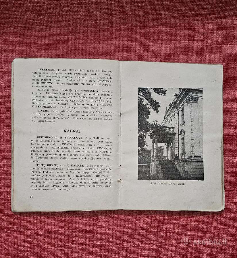 1939m. knygutė "Vadovas po Vilnių" - nuotraukos Nr. 4