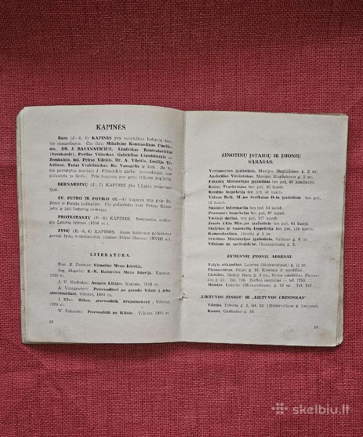 1939m. knygutė "Vadovas po Vilnių" - nuotraukos Nr. 5