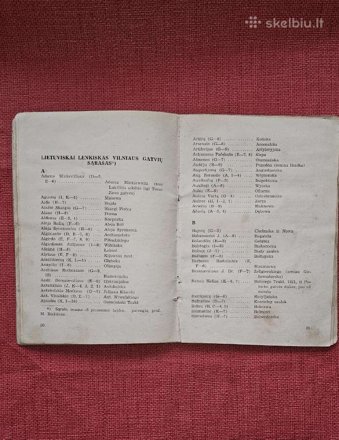 1939m. knygutė "Vadovas po Vilnių" - nuotraukos Nr. 6