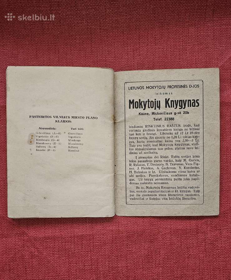 1939m. knygutė "Vadovas po Vilnių" - nuotraukos Nr. 7
