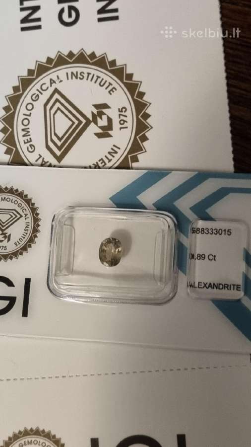 Parduoda 0,89ct aleksandritą. - nuotraukos Nr. 3