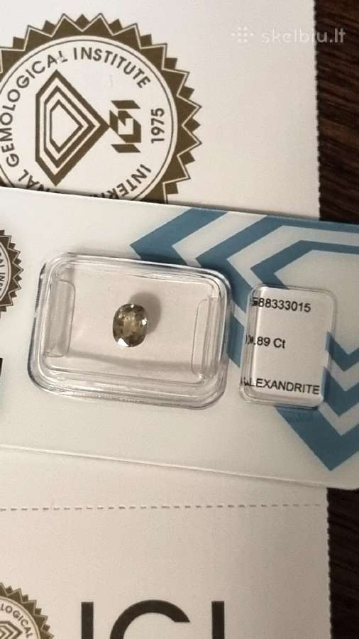 Parduoda 0,89ct aleksandritą. - nuotraukos Nr. 4