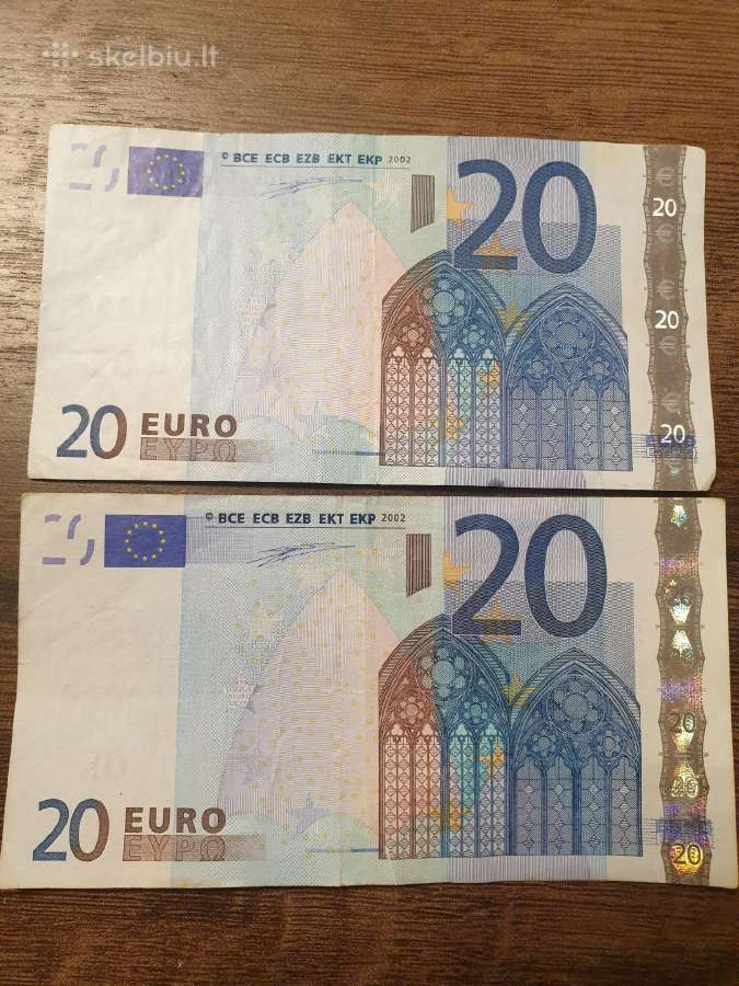 2002 metų 20 eurų