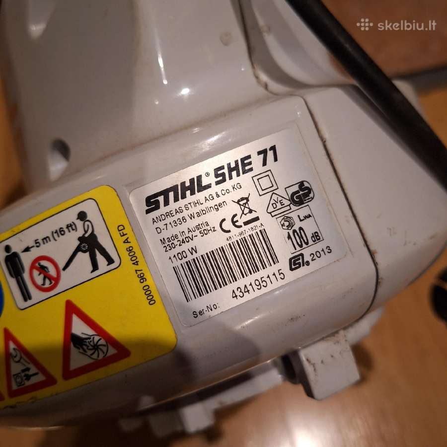 Stihl lapu pustuvas - Skelbiu.lt