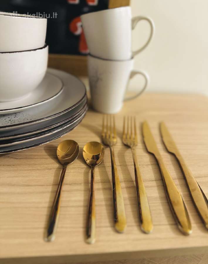 Ikea ir kitų indų rinkinys bei stalo įrankiai - nuotraukos Nr. 9