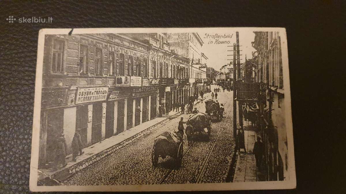 Sena atvirute, Kaunas