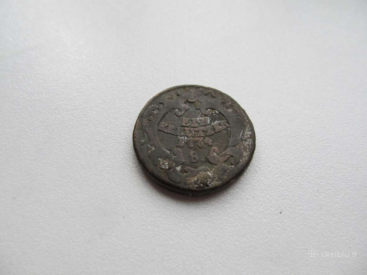 1 kreiceris , Austrija , 1774