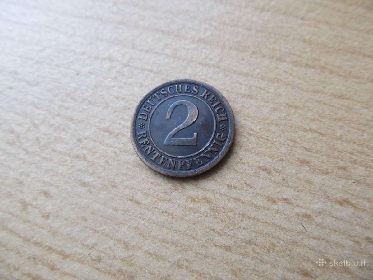 2 rentenpfennig , Vokietija , 1923 A