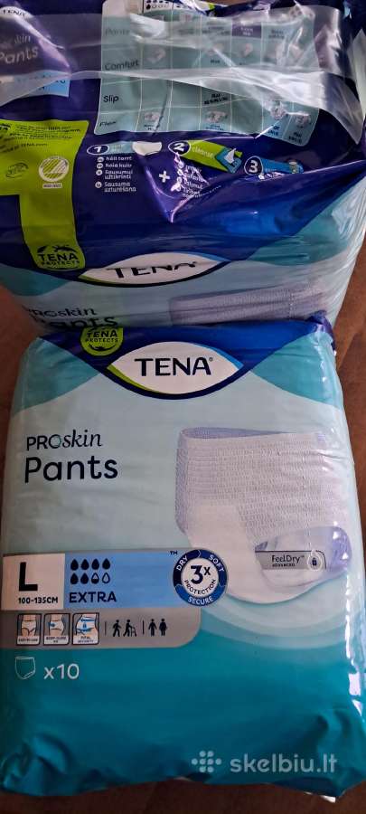 Tena L dydžio sauskelnės-kelnaitės 2 pak.