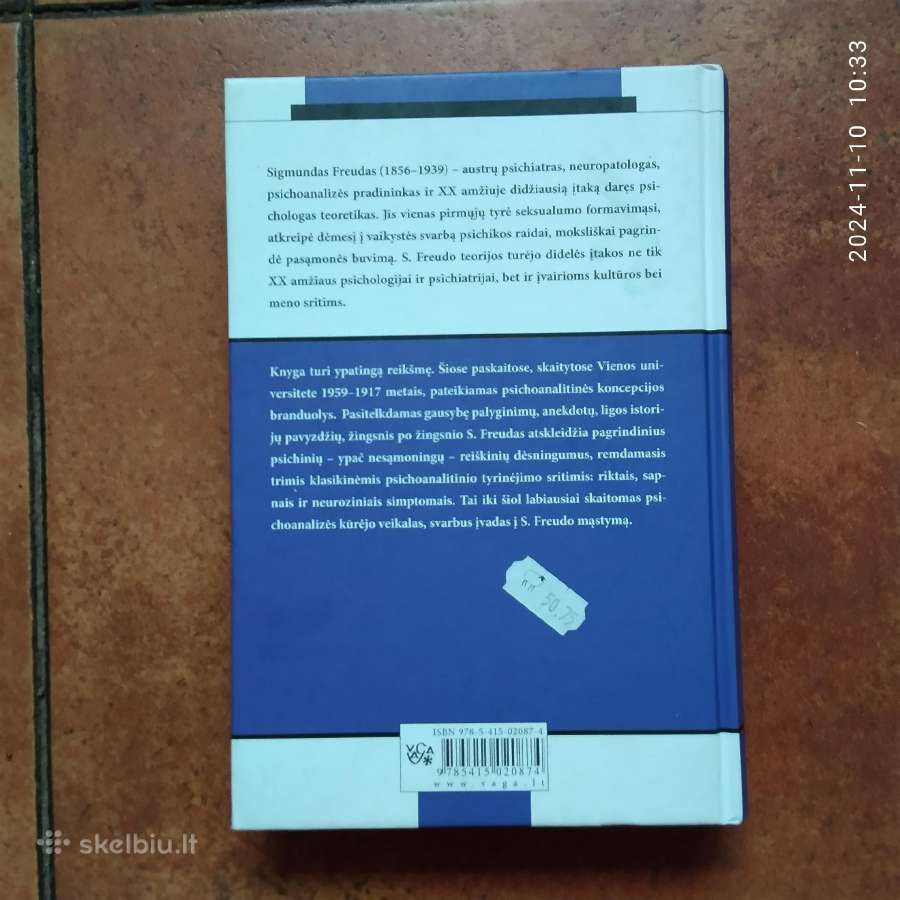 S. Freud "Psichoanalizės įvadas" 2009 metai - nuotraukos Nr. 9