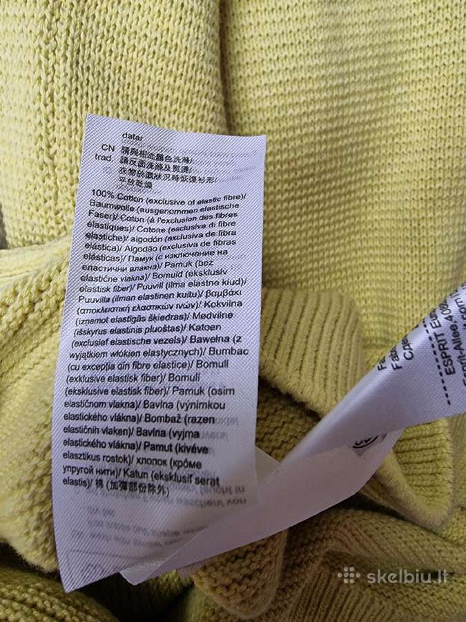 Esprit megzta liemenė, 100% medvilnė, nauja, L - nuotraukos Nr. 4