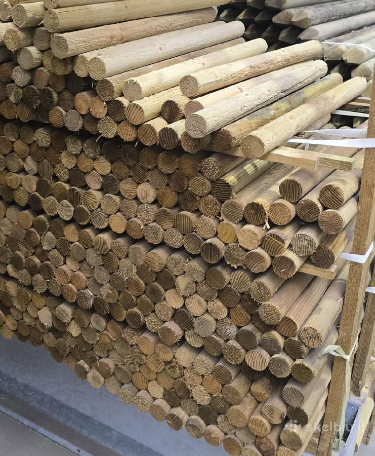 Mediniai apvalūs žymėjimo (geodeziniai) kuoliukai