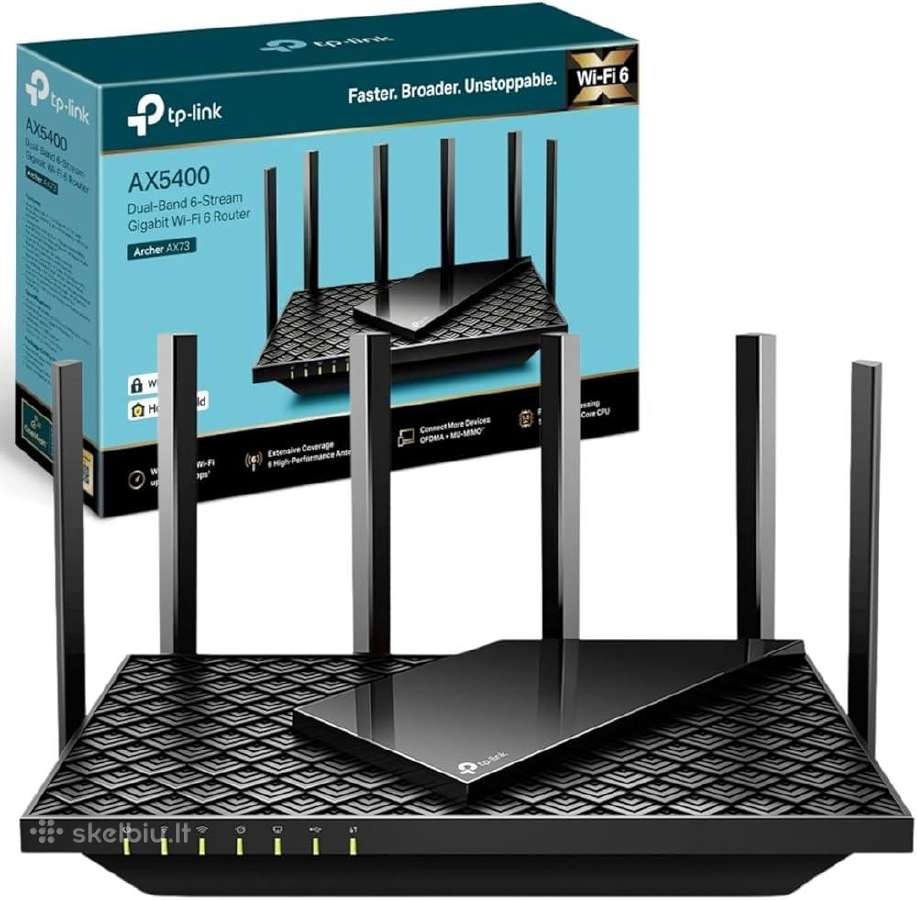 Archer Ax73 Dual-band Gigabit Wi-fi 6 - Skelbiu.lt