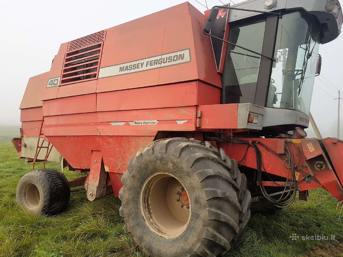 Kombainas Massey Ferguson 40 Ardomas Dalimis - nuotraukos Nr. 8
