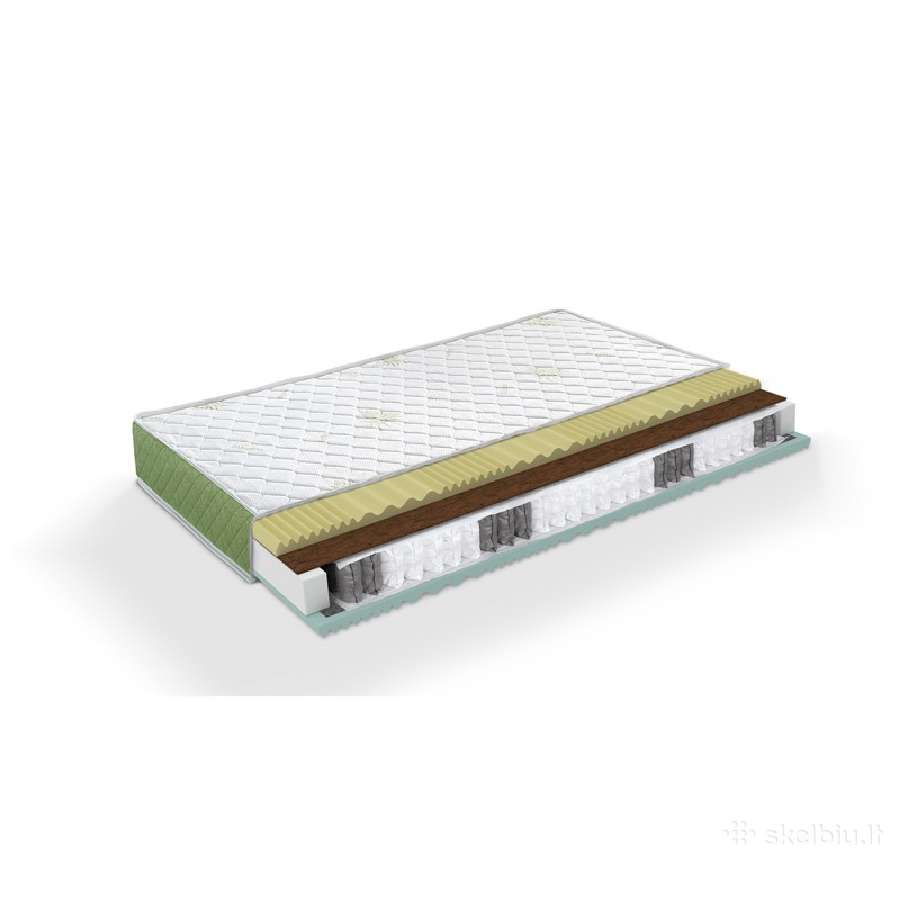Kišeninis 282spyruoklių čiužinys su kokosu 160x200