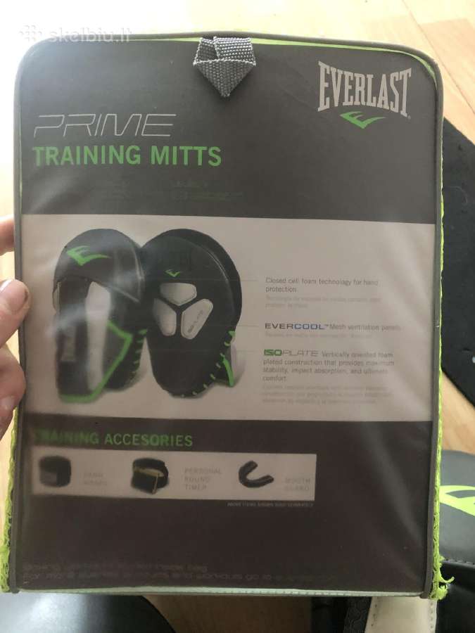 Everlast training mitts bokso leteneles