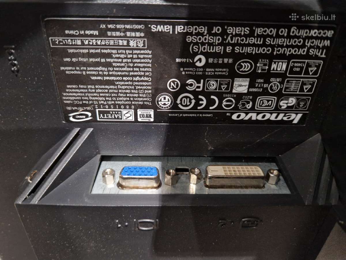 19" Monitorius Lenovo - nuotraukos Nr. 3