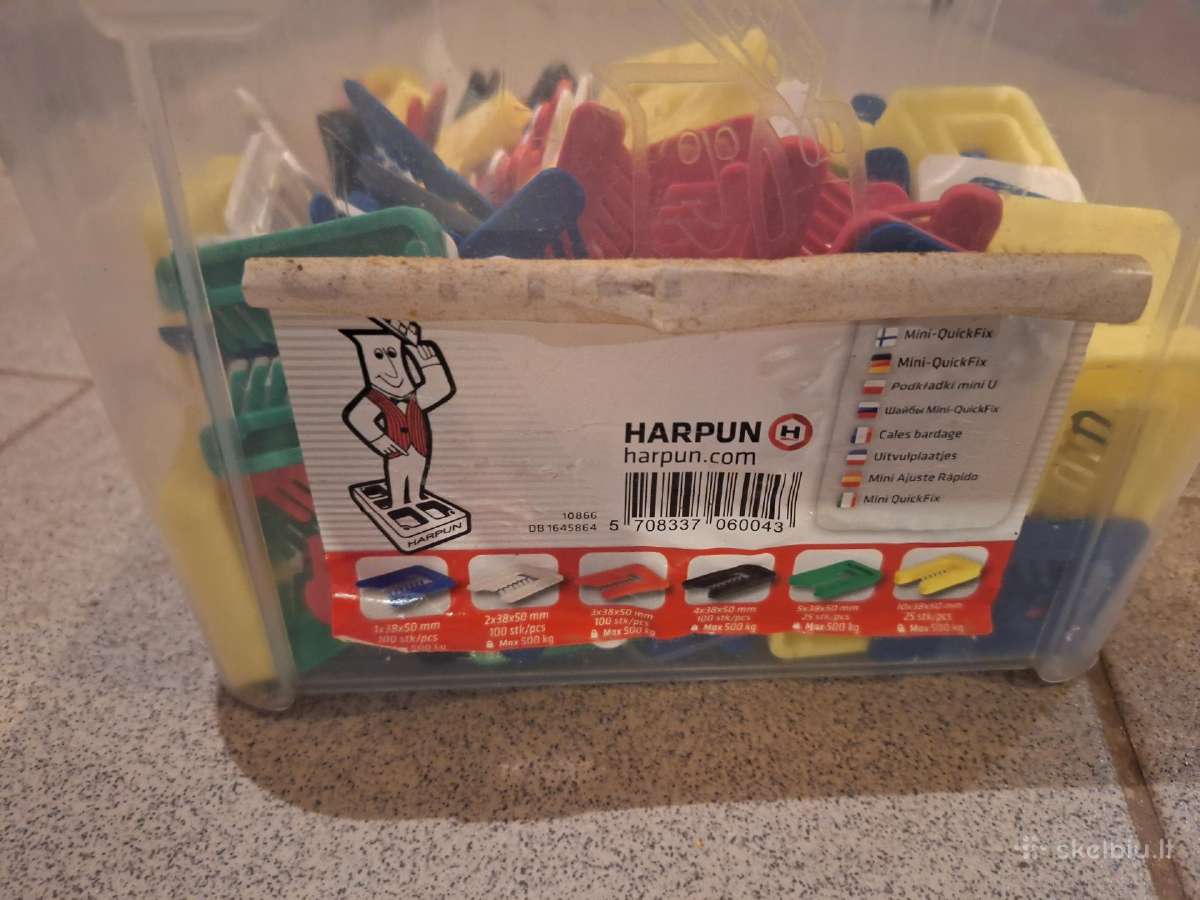 Išlyginamųjų kaladėlių rinkinys - nuotraukos Nr. 2