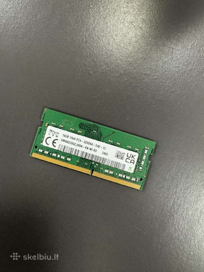 Sk hynix Ddr4 16gb 3200 MHz - nauji - Skelbiu.lt