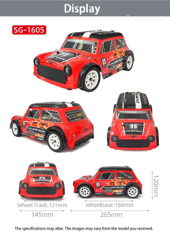 RC Drift ralio mašinėlė Sg Pinecone 2x baterijos - nuotraukos Nr. 6